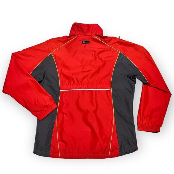 Nike Running Orange Half Zip Lightweight Designer Activewear Jacket - Womens XS - Picture 3 of 4